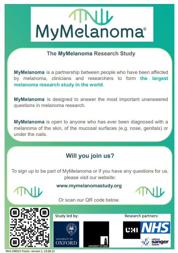 My Melanoma Study poster 